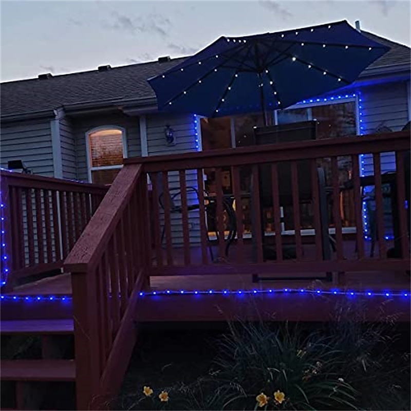 LED Rope Lights LED String Lights Outdoor Waterproof IP65 Christmas Fairy Lights 30m-300Leds 22m-200Leds 12m-100Leds 7m-50Leds 8 Modes Battery Powered Dimmable/Timer with Remote for Party 2025 - GBP £14.65 –P4
