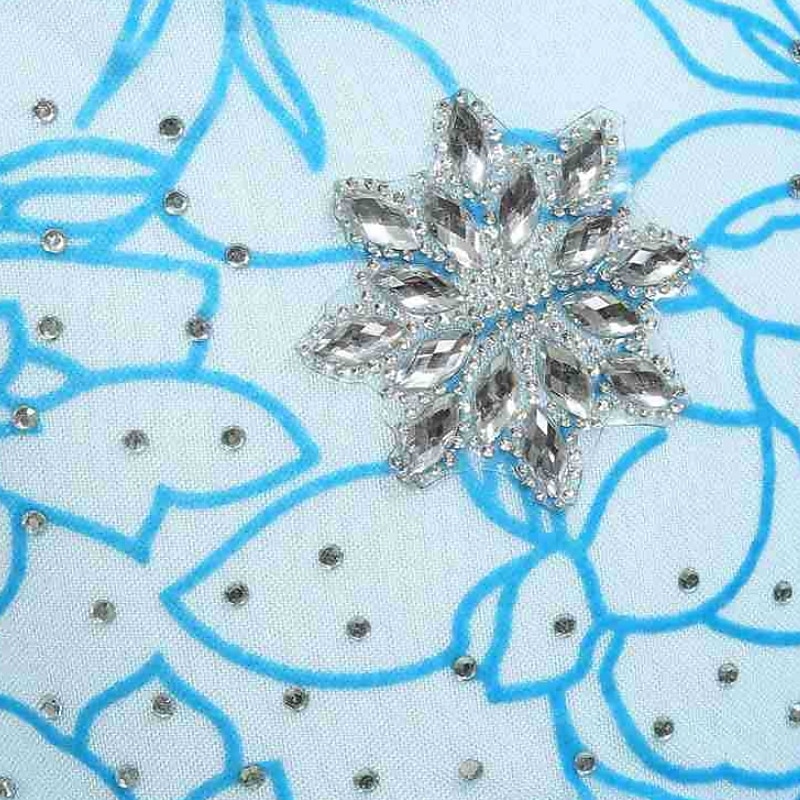 barn flickor elsa frozen kostym klänning paljett blommig performance party blå maxi långärmad prinsessa söta klänningar höst vinter normal passform 3-10 år 2025 - $28.99 –P5