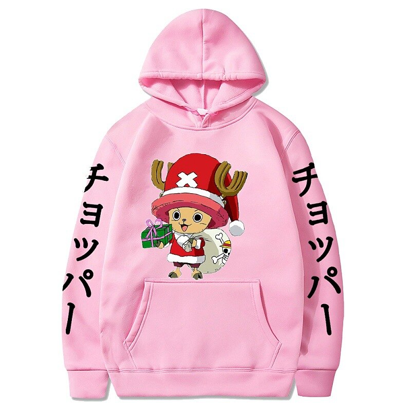 One Piece Tony Tony Chopper Felpa con cappuccio Anime Cartone animato Manga Tasca frontale Grafica Per Da coppia Per uomo Per donna Per adulto Stampa a caldo del 2025 a $27.99 –P5