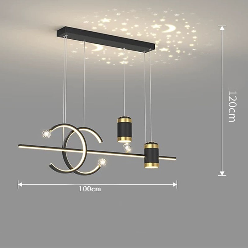 100cm Pendellaterne Design Pendelleuchte Metall lackiert modern 220-240v 2026 - $599.99 –P8