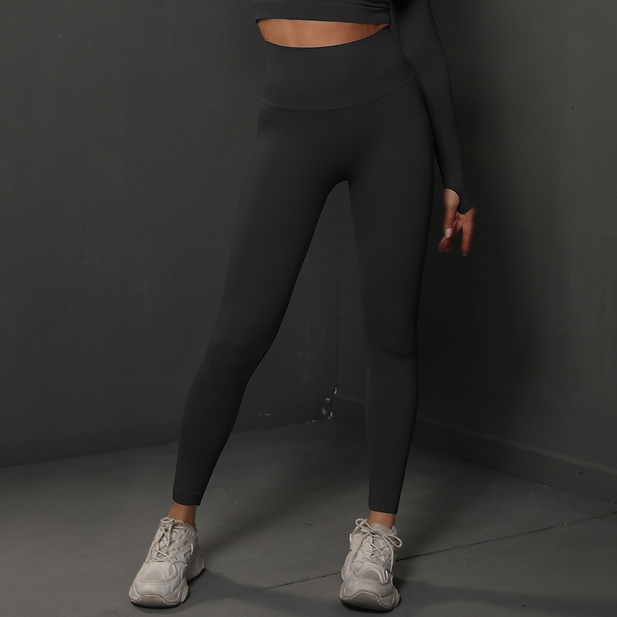 Per donna Pantaloni da yoga Senza cuciture Controllo addominale Sollevamento glutei Vita Alta Yoga Fitness Allenamento in Palestra Leggings Pantaloni Nero Azzurro cielo Verde scuro Spandex Autunno del 2025 a $20.99 –P3
