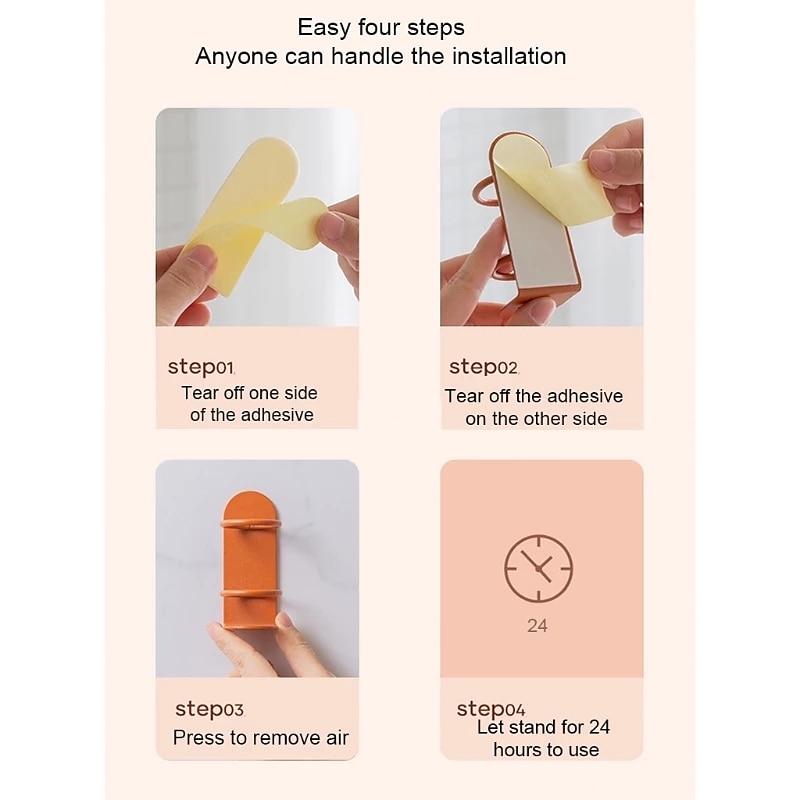 porte-brosse à dents électrique en fer forgé tenture murale sans poinçon facile à démonter et à laver supports à capacité de charge élevée de 2026 ? $13.99 –P1