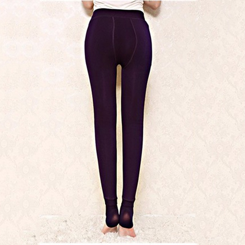 Femmes Pantalon en polaire Collants Leggings Mode Longueur complète Couleur Unie Lifting des fesses Confort Contrôle du ventre Élastique Décontracté Quotidien Noir Grise de 2025 ? $20.99 –P2