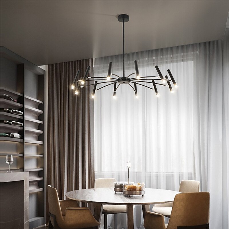 Fuochi d'artificio a soffitto rotante, 12/24 luci 39 "/51" lampada da soffitto a puntatore creativo per soggiorno, moderna plafoniera a led da incasso, luci di fuochi d'artificio del 2025 a $449.99 –P11