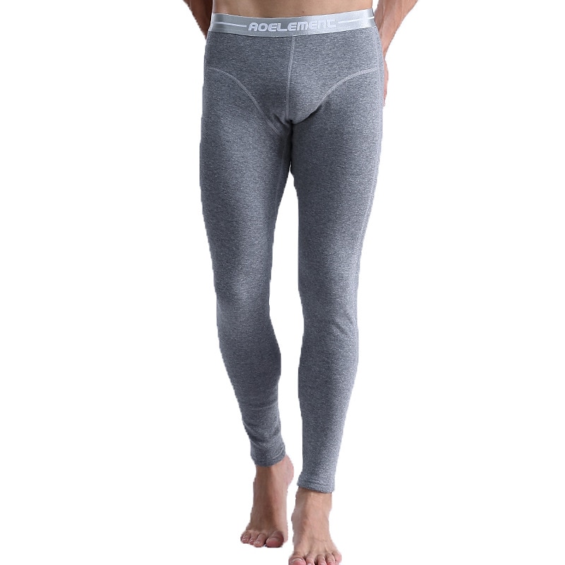 Herren Lange Unterhosen Thermounterwäsche Thermohose Einfarbig Basic Einfach Casual Heim Täglich Polyester Warm Atmungsaktiv Lange Hose Hose Elastische Taille Winter Herbst Schwarz Blau 2025 - $21.99 –P3