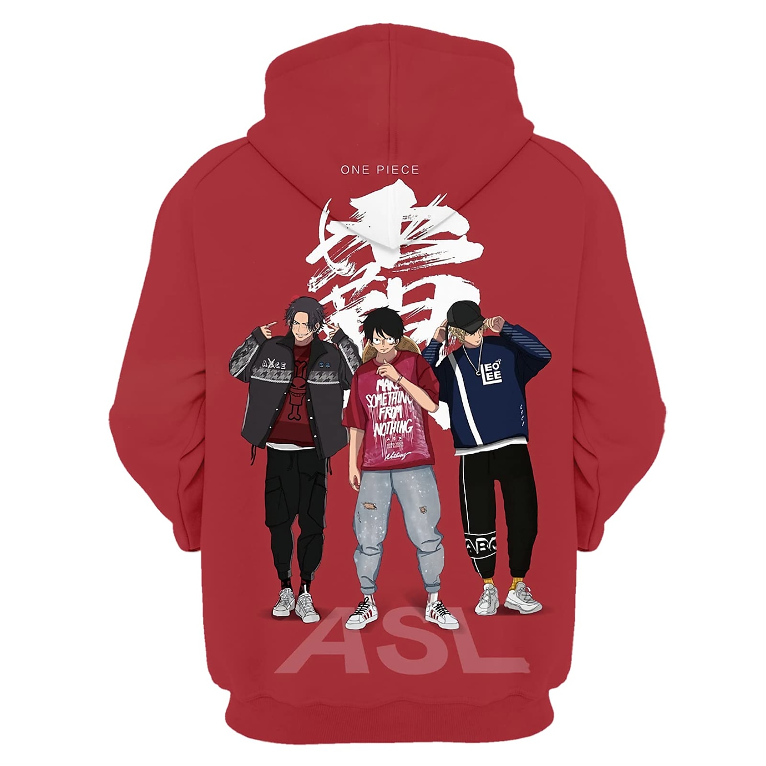 One Piece Film: Rood Portgas D. Ace Trui met capuchon Cartoon Manga Anime 3D Voorvak Grafisch Voor Voor Stel Voor heren Dames Volwassenen 3D afdrukken 2025 - $33.99 –P12