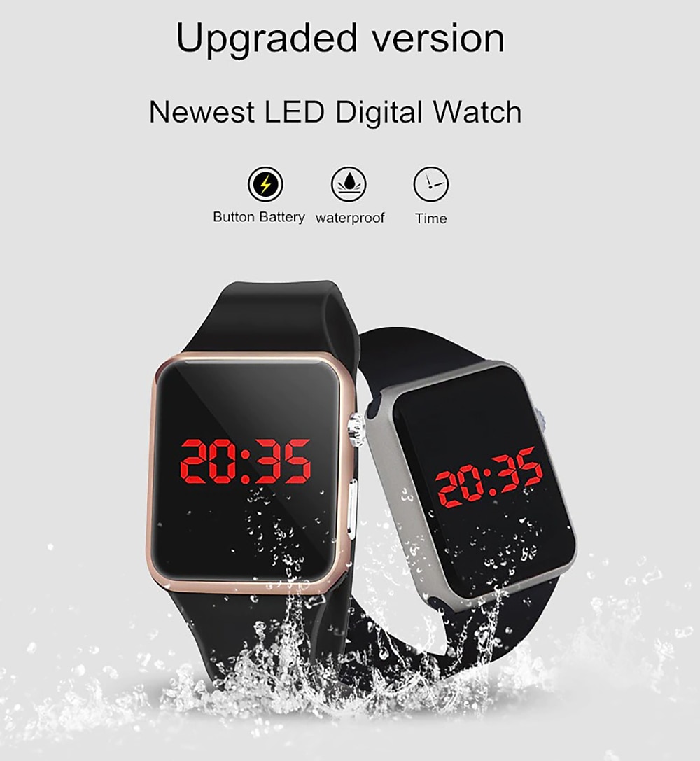 Mother's Day Gift for Women Men Digital Watch Wrist Watch Waterproof Noctilucent Silicone Watch 2026 - $17.99 –P1