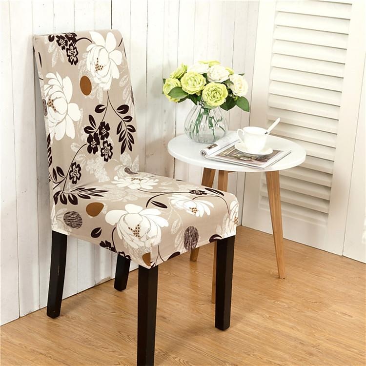 Housse de chaise de salle à manger géométrique 1 pièce, housse de siège extensible, housse de protection de chaise pour salle à manger, mariage, décoration de Noël de 2025 ? $8.99 –P12