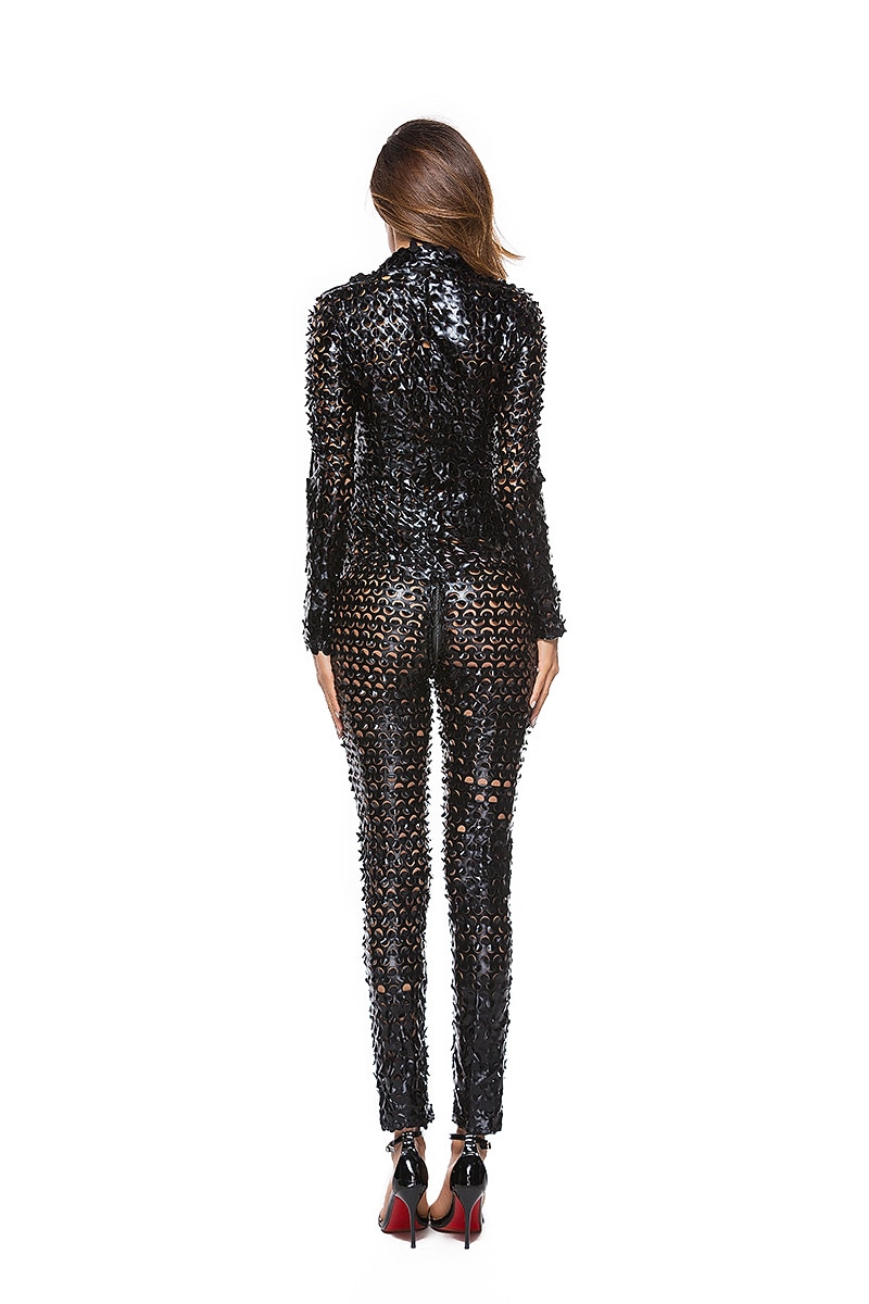 Tanzkostüme sexy Trikot / Strampler aushöhlen Damen Performance Training Langarm Lycra 2026 - $56.99 –P14