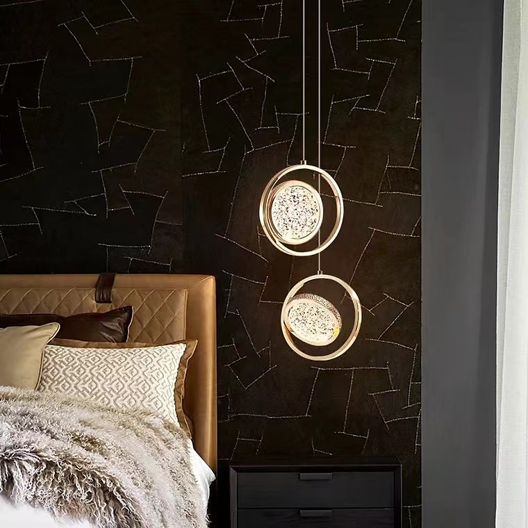 23cm led přívěsek světlo ostrov světelný kruh design kulatý design geometrické tvary přívěsek lehký kov umělecký styl vintage styl moderní styl umělecký moderní 85-265v 2025 - $135.99 –P13