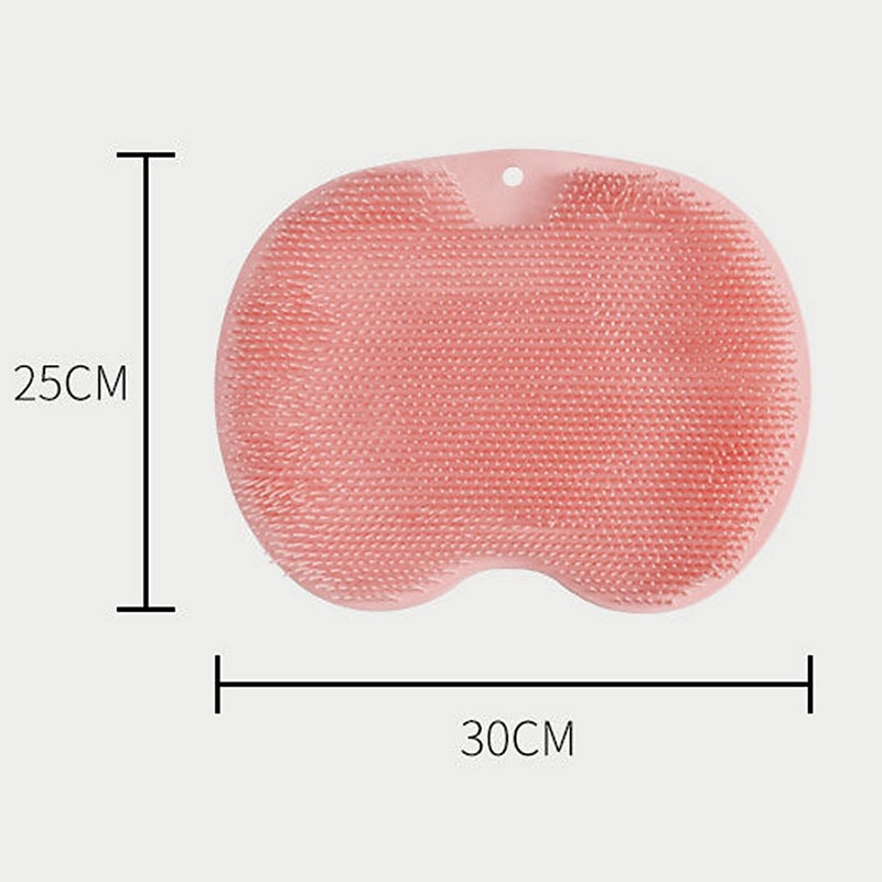 Alfombra de baño antideslizante para eliminar la piel muerta, gente perezosa, artefacto para frotar la espalda, ducha de silicona, cepillo para espalda, masajeador de baño limpio 2026 - $9.99 –P2