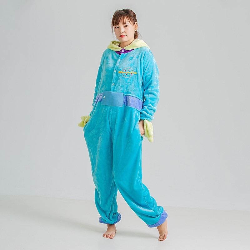 2026年 子供用 成人 きぐるみパジャマ エイリアン キャラクター ワンピースパジャマ フランネル コスプレ ために 男女兼用 少年少女 カーニバル 動物パジャマ 漫画 イベント／ホリデー コスチューム / レオタード / 着ぐるみ / レオタード / 着ぐるみ  コレクション – $47.99 –P4