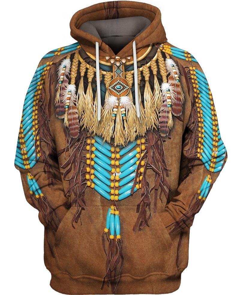Hombre Tribal Estampados Sudadera Sudaderas Sudadera Con Capucha Manga Larga Sudadera con capucha Con Capucha Ropa de calle Impresión 3D Deporte Diario Deportes Blanco Marrón Estampado Primavera 2025 - $29.99 –P4
