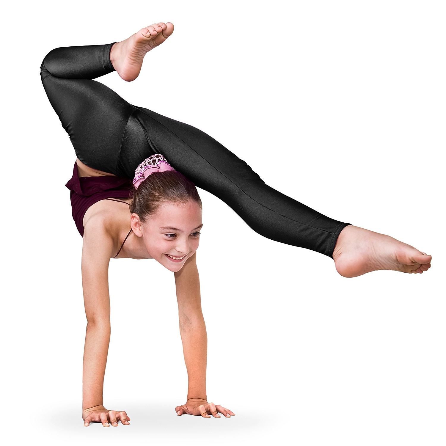 pantalon enfant fille rouge uni automne hiver actif ecole 3-12 ans de 2025 ? $15.99 –P9
