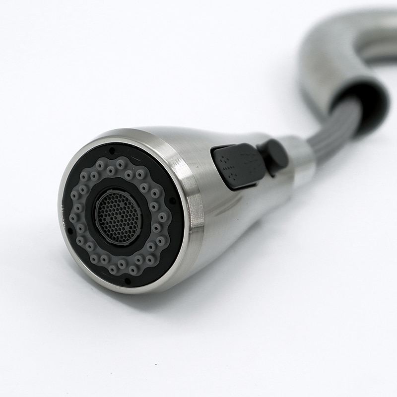 miscelatore lavello da cucina con doccetta estraibile, rubinetto a scomparsa monocomando girevole a 360° rubinetti da cucina montati sul ponte in acciaio inox 304 nichelato spazzolato del 2025 a $97.99 –P3