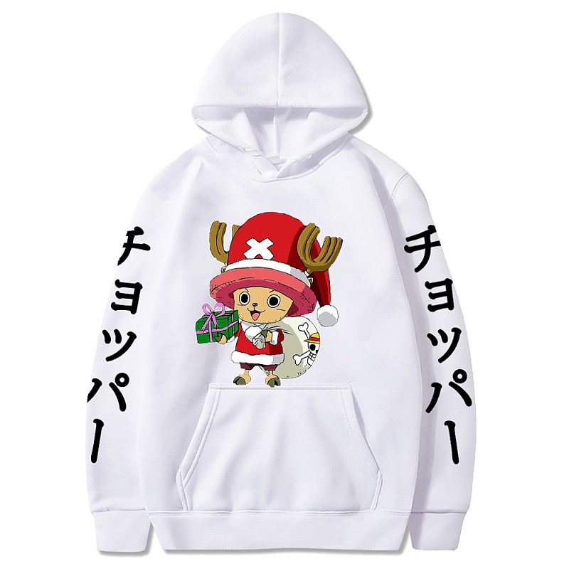 One Piece Tony Tony Chopper Felpa con cappuccio Anime Cartone animato Manga Tasca frontale Grafica Per Da coppia Per uomo Per donna Per adulto Stampa a caldo del 2025 a $27.99 –P1