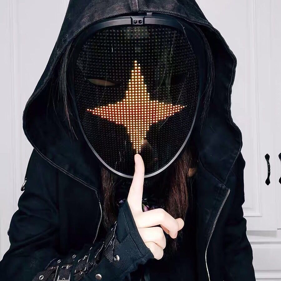 2025年 led mask hd with wifi bluetooth プログラマブル ハロウィン パーティー コスプレ 光るマスク マスカレード 最新  コレクション – $89.99 –P9
