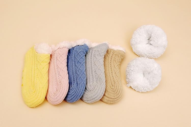 Meias femininas outono e inverno super macias, quentes e aconchegantes, forradas de lã, meias casuais com garras, meias femininas adultas de 2025 por $25.99 –P8