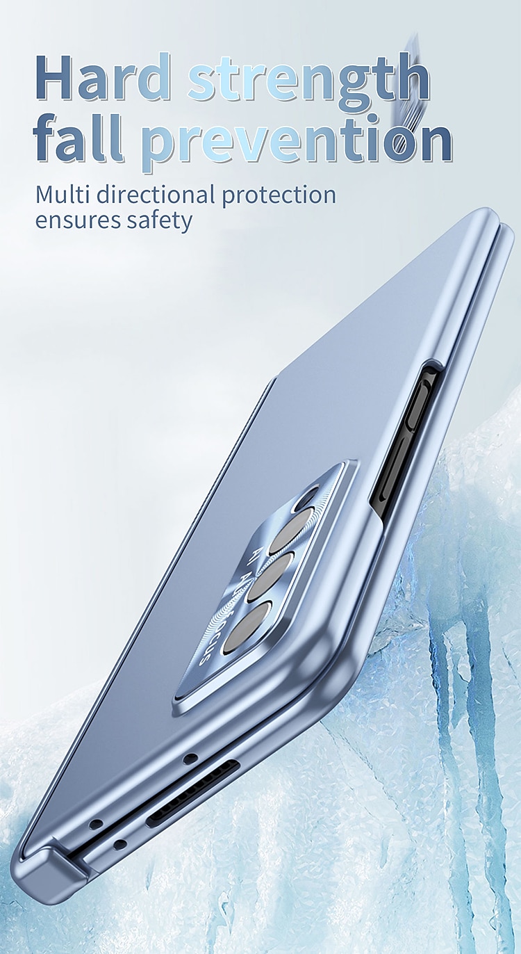 телефон Кейс для Назначение SSamsung Galaxy Z-образный сгиб 7 Z Fold 5 Z Fold 4 Z Fold 3 Чехол Флип Держатель для карандашей Покрытие Однотонный ПК 2025 - $31.99 –P6