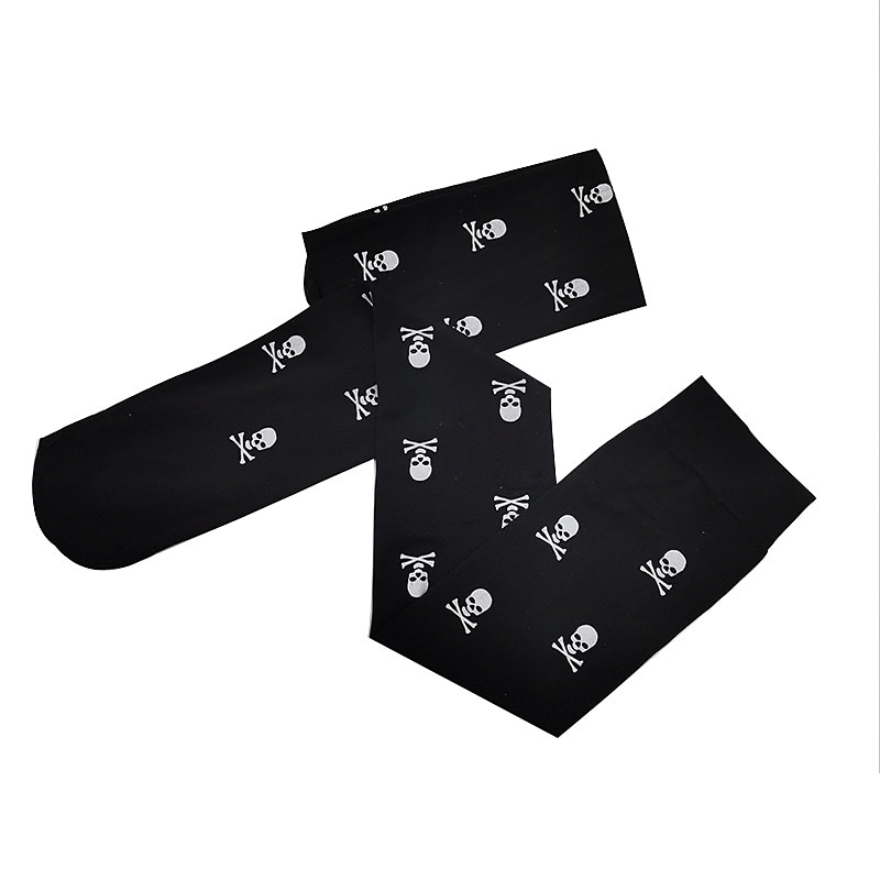 Teschio scheletro Halloween Calze e autoreggenti Oggetti di scena di Halloween Halloween Per donna Halloween martedì grasso Costumi di Halloween facili Vestirsi del 2025 a $12.49 –P19