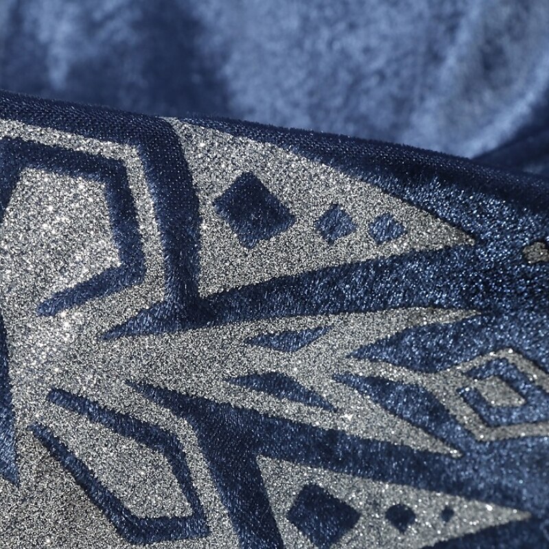 Kindermädchenkleid Schneeflocke Langarm Performance Party süßes Baumwoll-Midikleid in A-Linie Herbst Winter 3–10 Jahre Marineblau 2025 - $26.99 –P10