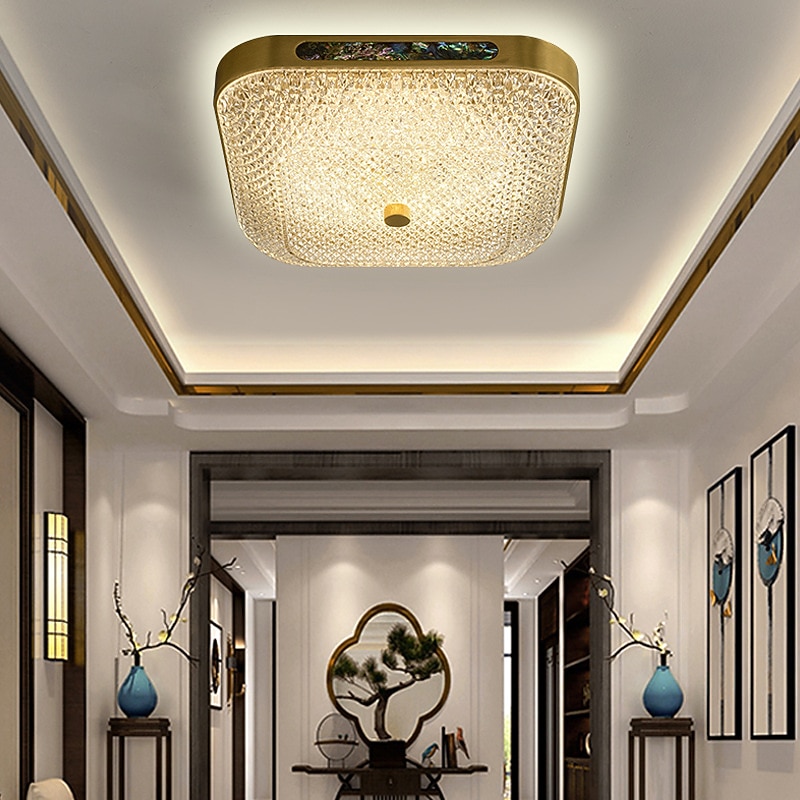 25cm lanterna desgin plafoniere rame ottone moderne 220-240v del 2026 a $293.29 –P5