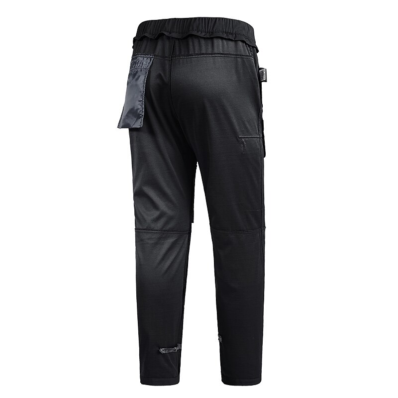 Herren Wasserdichte Wanderhose Fleece-gefütterte Hose Softshellhosen Winter Außen Regular Fit warm Fleece-Futter Abnehmbares Vlies Atmungsaktiv Hosen / Regenhose Unten Dunkelgrau Schwarz / Orange 2025 - $55.99 –P15