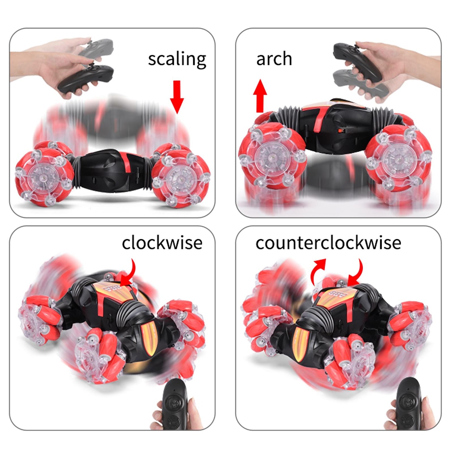 2.4G 4WD Gesture Sensing Car Remote Control Stunt Car 360 All-Round Drift Twisting Off-Road Dancing Vehicle Kids Toys W/ Lights 2025 - $32.99 –P13