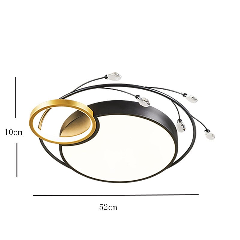 52 cm ö design taklampor metallmålade ytskikt moderna 220-240v 2026 - $329.49 –P2