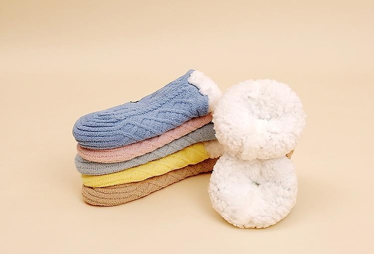 Meias femininas outono e inverno super macias, quentes e aconchegantes, forradas de lã, meias casuais com garras, meias femininas adultas de 2025 por $25.99 –P5
