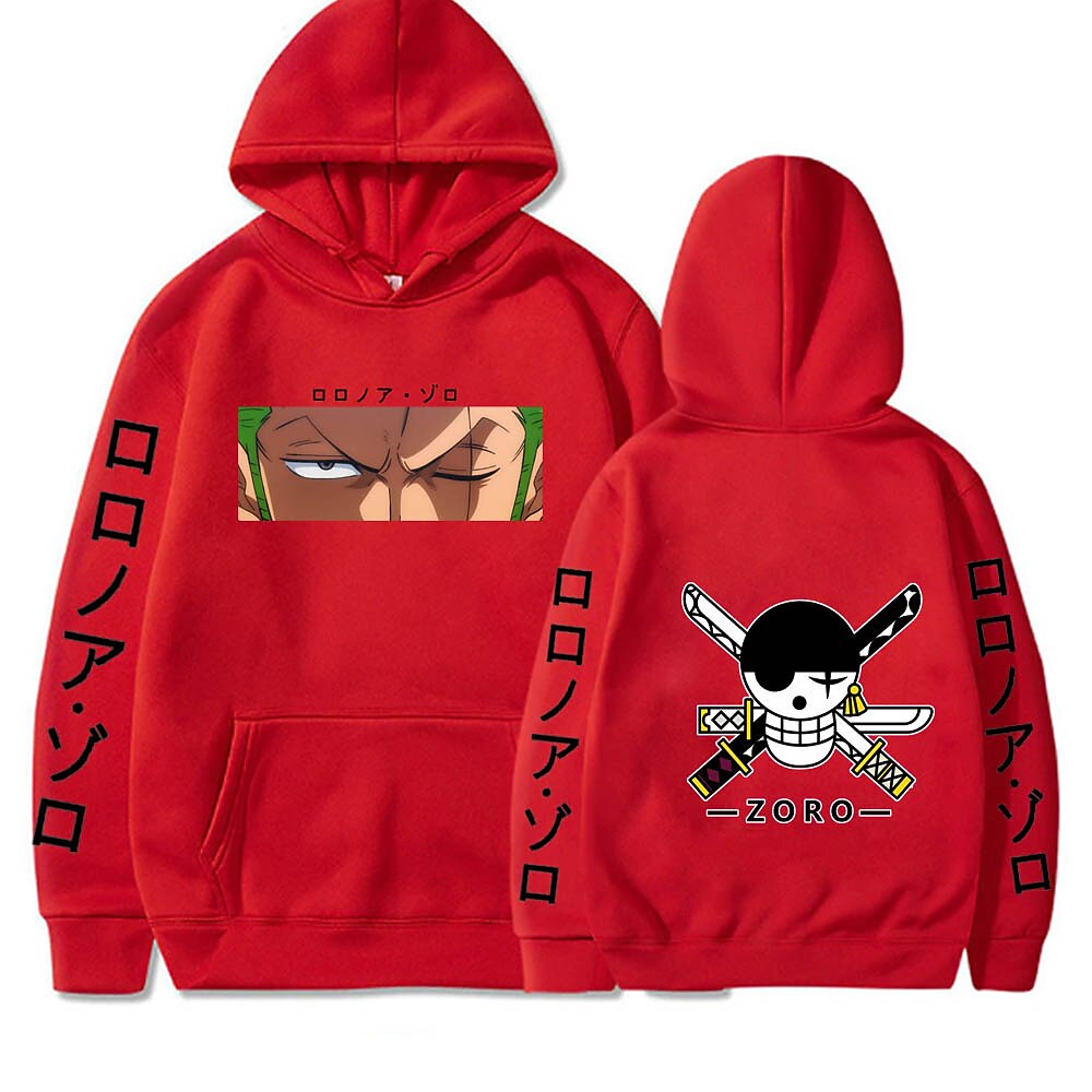 set con roronoa zoro felpa oversize con cappuccio e bracciale in pu calzini 3 pezzi abiti one piece scimmia d. stampe grafiche anime rufy che stampano stile harajuku per uomo, donna, adulto, unisex, del 2025 a $39.99 –P7