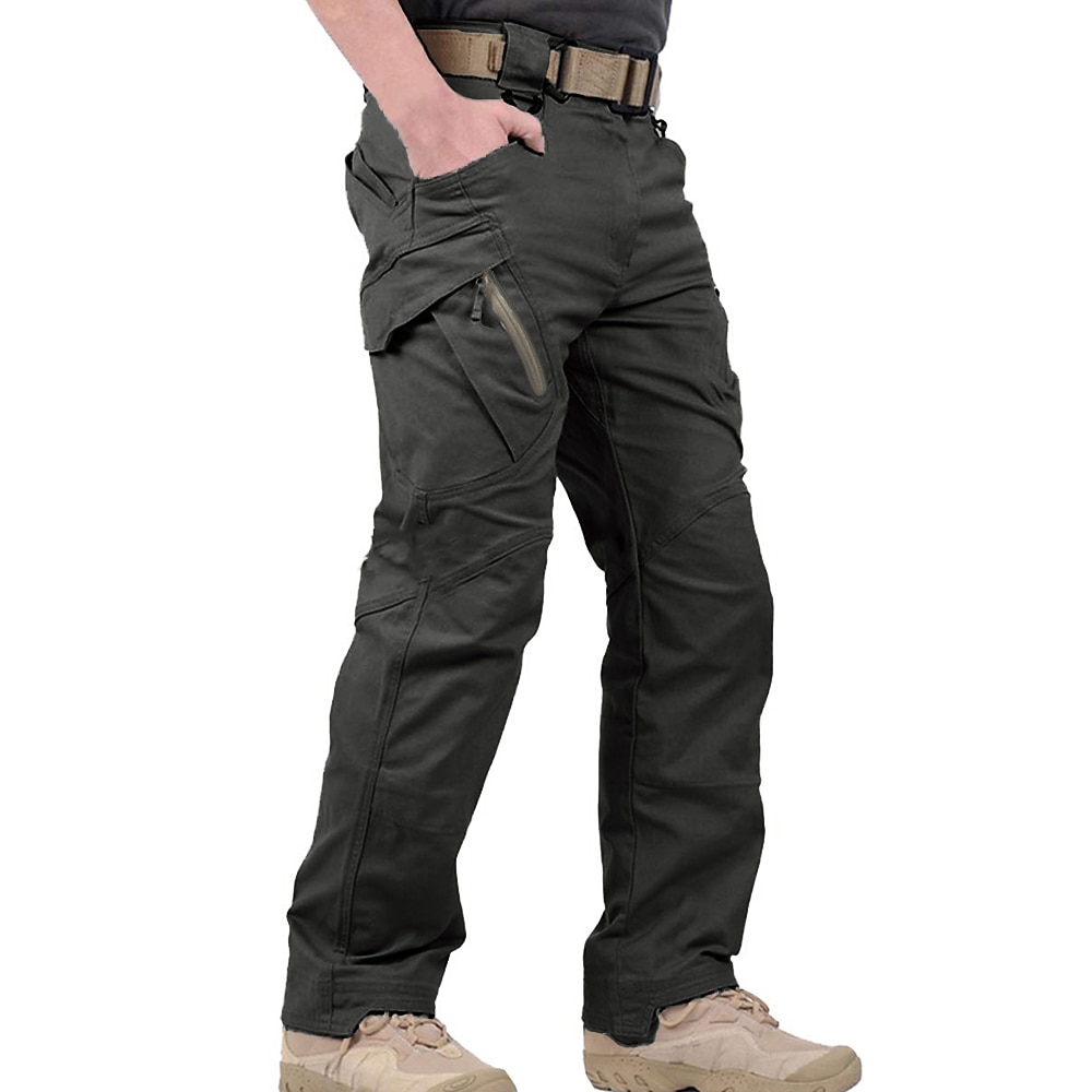 Alimens & Gentle Men's Tactical Cargo Pants Water Repellent Lightweight Quick Dry Outdoor Hiking Pants 
