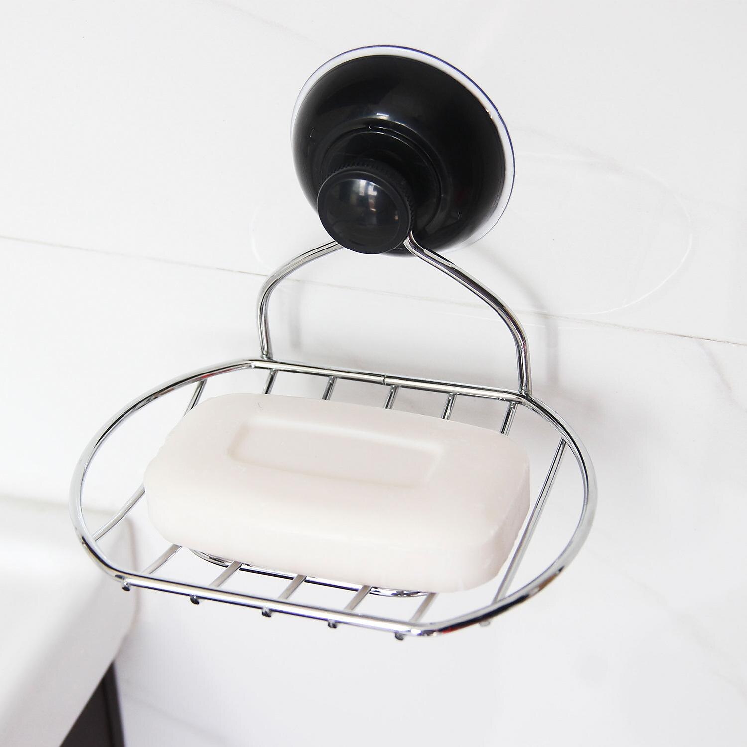 portasapone ventosa in acciaio inox portasapone da bagno scolapiatti foratura gratuita da appendere alla parete portasapone per uso domestico del 2025 a $9.99 –P2