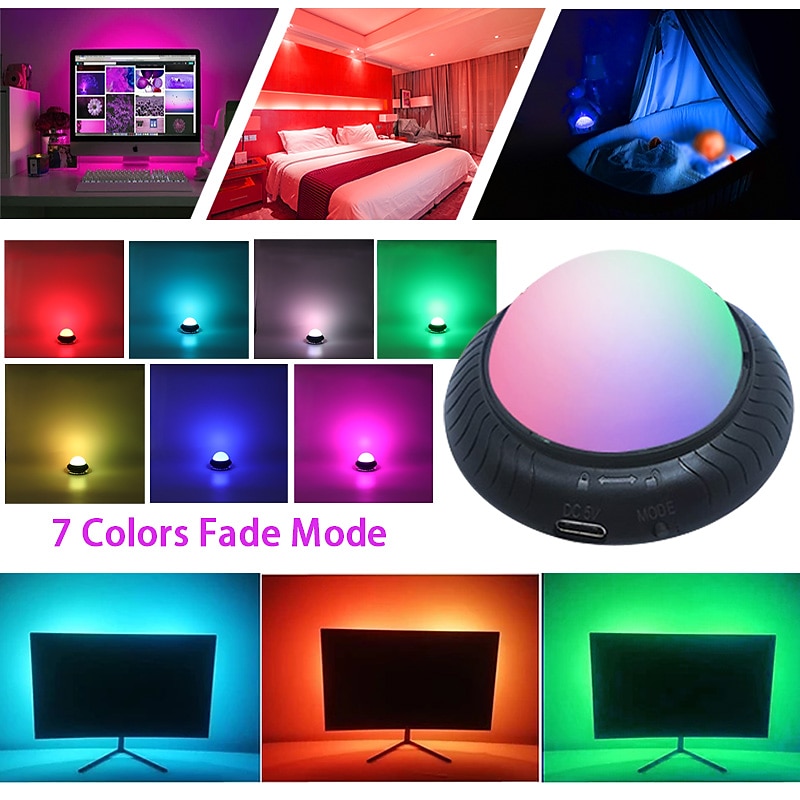 led disco bal podiumverlichting ufo 9 kleuren dmx kristal magische bal podium lichteffecten dj party kerst geluid geactiveerde lichten 2026 - $20.99 –P9