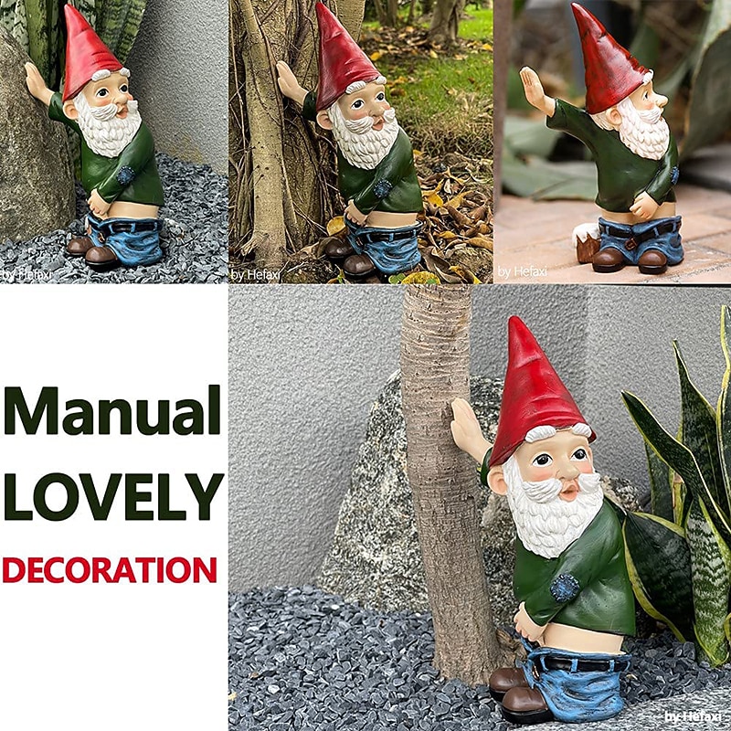 grappige hars kabouter voor tuin/tuin indoor outdoor decor voor tuin standbeeld ondeugende plassen kabouters tuinieren geschenken 2026 - $16.49 –P1