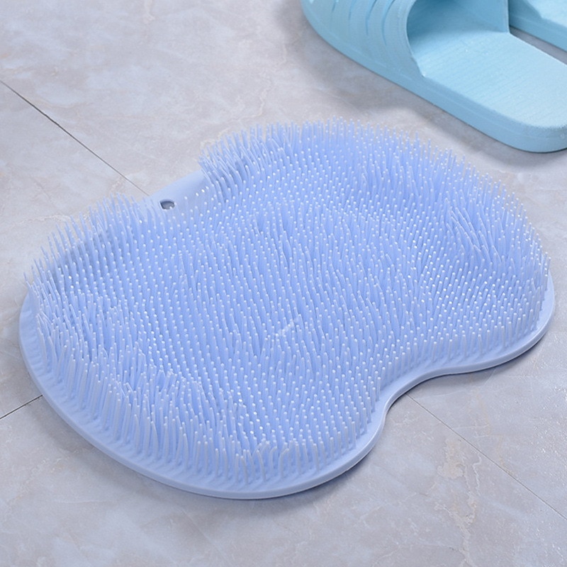 Alfombra de baño antideslizante para eliminar la piel muerta, gente perezosa, artefacto para frotar la espalda, ducha de silicona, cepillo para espalda, masajeador de baño limpio 2026 - $9.99 –P7