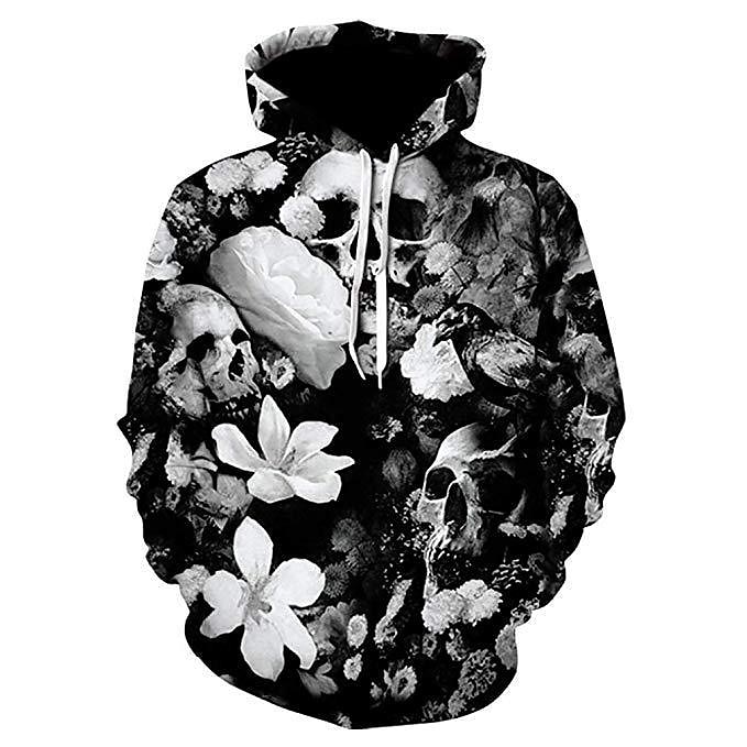 Halloween Scheletro Teschio Fantasma Morte Felpa con cappuccio Cartone animato Manga Manga 3D Tasca frontale Grafica Per Da coppia Per uomo Per donna Per adulto Halloween Carnevale Mascherata Stampa del 2025 a $38.99 –P9