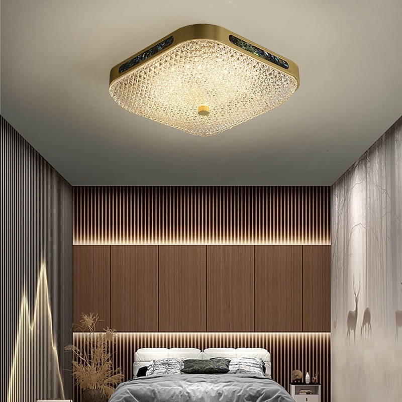 25cm lanterna desgin plafoniere rame ottone moderne 220-240v del 2026 a $293.29 –P10