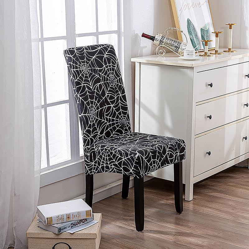 Housse de chaise de salle à manger géométrique 1 pièce, housse de siège extensible, housse de protection de chaise pour salle à manger, mariage, décoration de Noël de 2025 ? $8.99 –P16