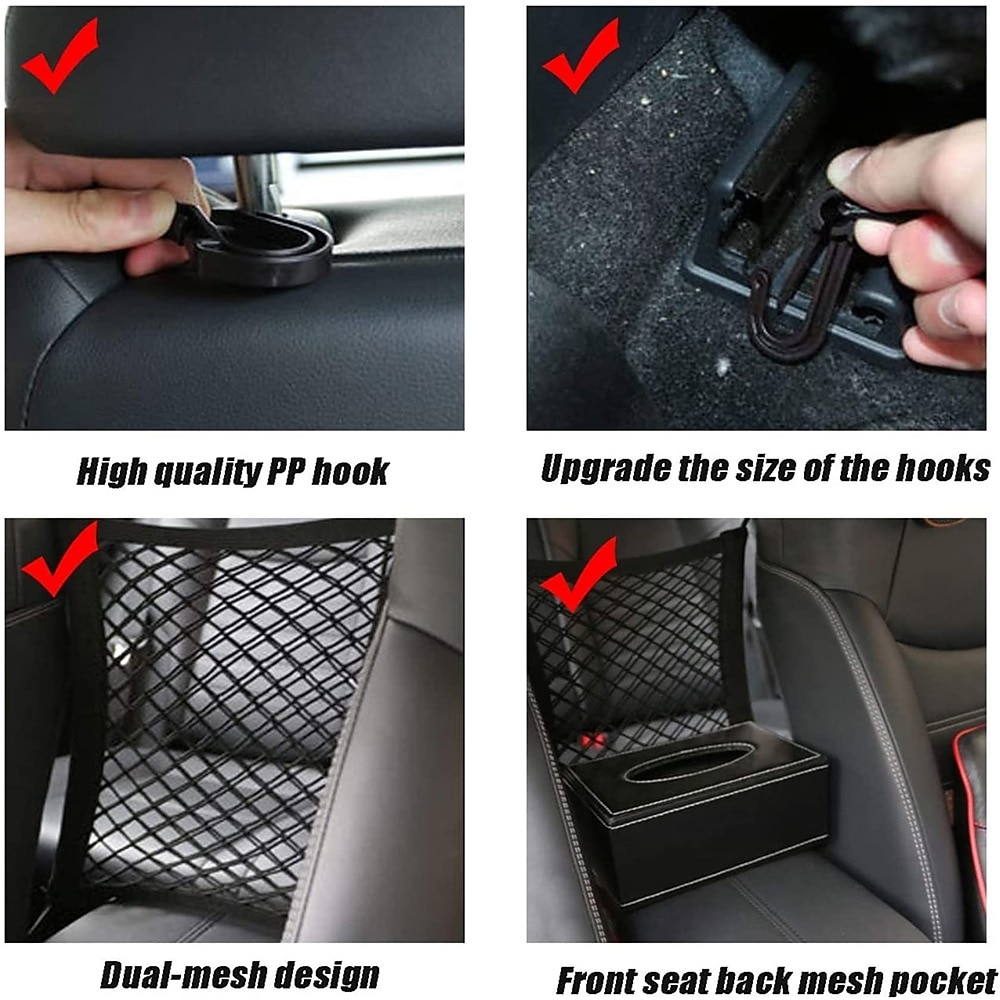 Dog Car Net Barrier Pet Barrier with Auto Safety Mesh Organizer Stretchable Storage Bag Universal for Cars SUVs -Easy Install Car Divider for Driving Safely with Pets 2026 - $16.99 –P3