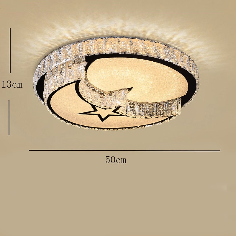 Luces de techo de diseño único de 50 cm de acero inoxidable galvanizadas modernas 220-240v 2025 - $388.69 –P3