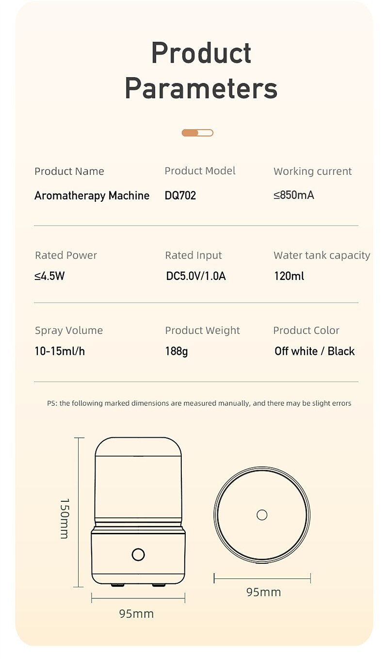 Светодиодный умный свет увлажнитель воздуха 120 мл аромадиффузор свечная лампа электрический аромадиффузор flame увлажнитель USB настольный декор ночной свет 2026 - $26.99 –P2
