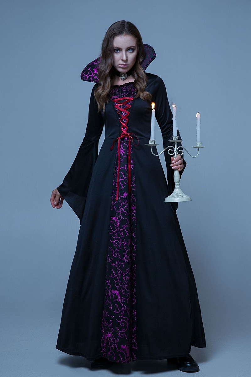 Vampire Dress Cosplay Costume Adults' Women's Dresses Performance Masquerade  Easy Halloween Costumes 2023 - US $40.99