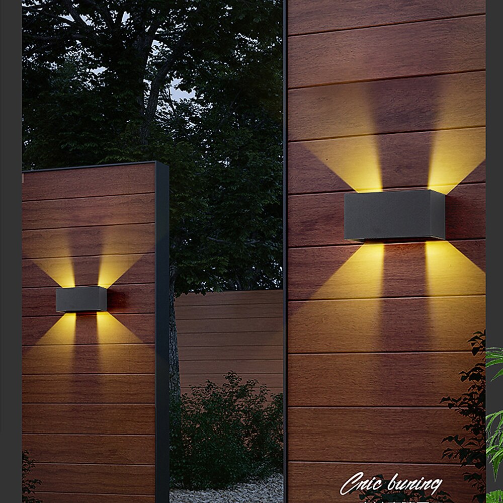 LED Outdoor/Indoor Wall Lamp 2 Heads 12W 4 Heads 20W Adjustable Beam Angle LED Porch Lamp Outdoor Lamp Applicable to House Terrace and Porch AC85-265V 2025 - $54.99 –P12