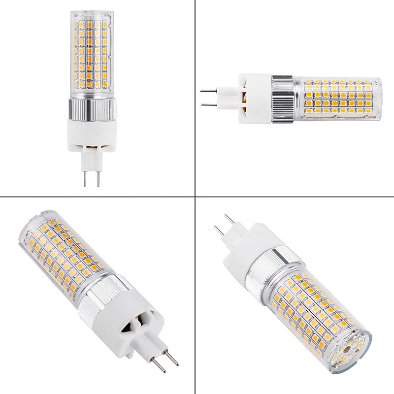 led majsljus 4st g12 valfritt 15w 20w 25w 2835smd 120led energisparlampa strålkastare varmvit naturvit vit hemfestlampa 85-265 v 2025 - $49.99 –P2