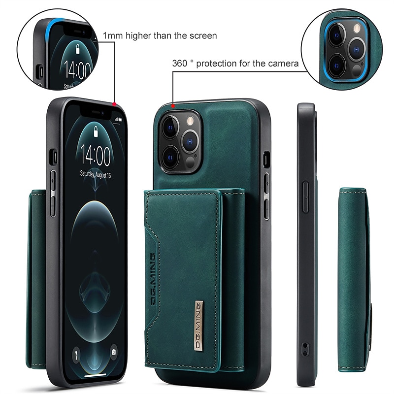 Чехол для телефона для iPhone 16e Apple iPhone 16 iPhone 15 Pro Max Plus iPhone 14 13 12 11 Pro Max Mini X XR XS Max 8 7 Plus чехол-кошелек с подставкой магнитный слот для карты однородный PU кожа 2025 - $22.99 –P2