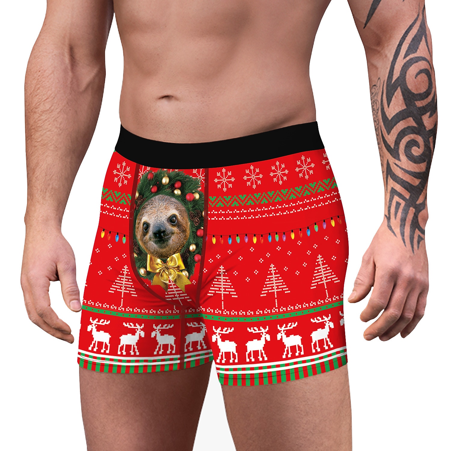 Christmas Gift Boxer Briefs Underwear Men's Christmas Carnival Masquerade Christmas Eve Christmas Adults Party Christmas 2025 - $11.99 –P14