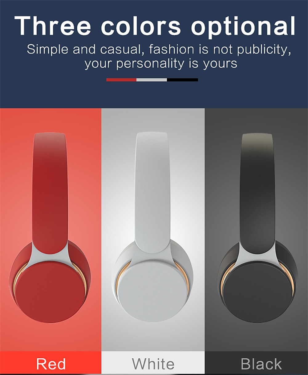 Wireless Headphones Noise Reduction Bluetooth 5.0 Headset Foldable Earphones HiFi 9D Bass Stereo Earphone Sport Headset With Microphone 2025 - $27.99 –P2