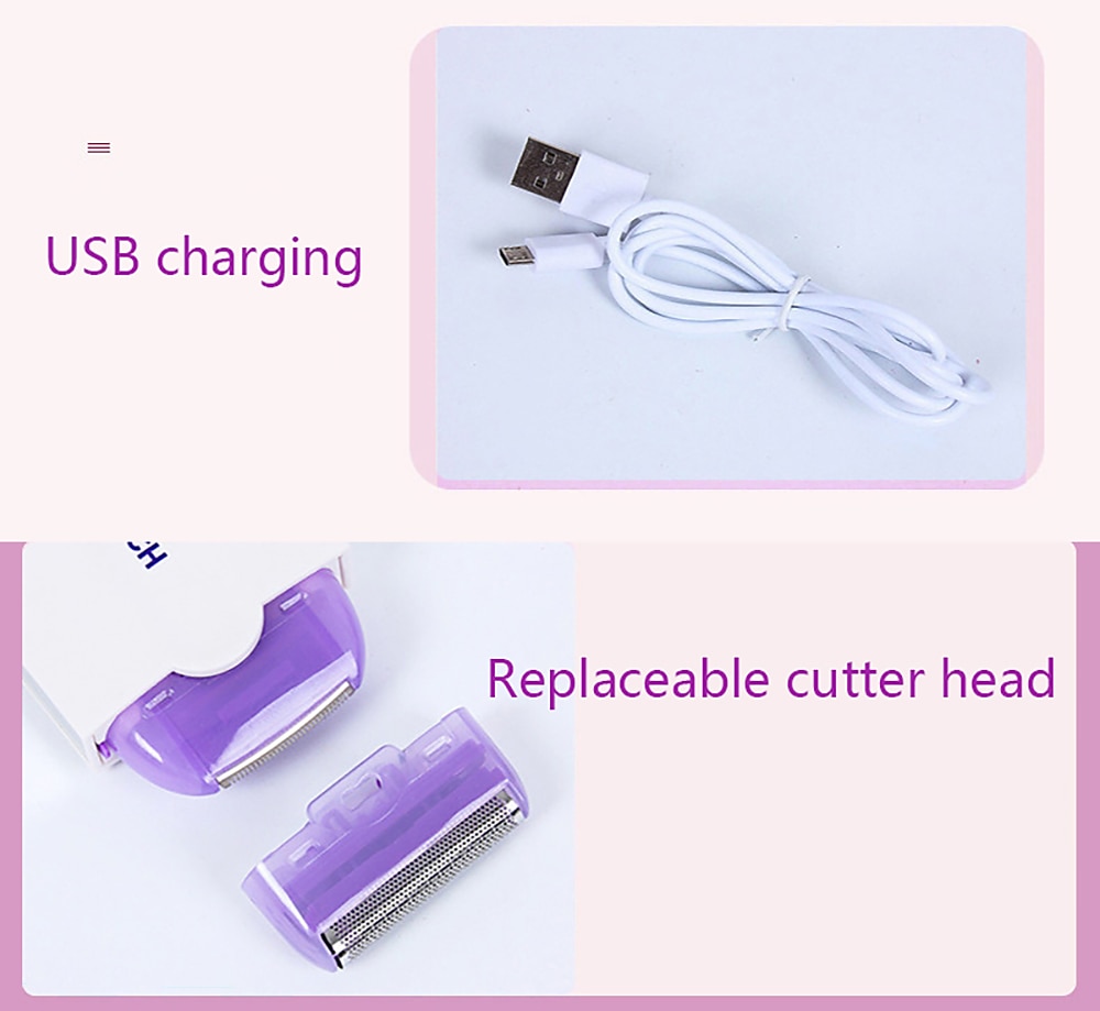 Professional Painless Hair Removal Kit Laser Touch Epilator USB Rechargeable Women Body Face Leg Bikini Hand Shaver Hair Remover 2023 - AED 42.11 –P17