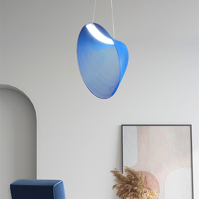 led pendel akryl metall malt finish 30cm nordisk minimalistisk design justerbar personlighet stue spisestue soverom tre led lysekrone hjemmeinnredning 2025 - $349.99 –P1